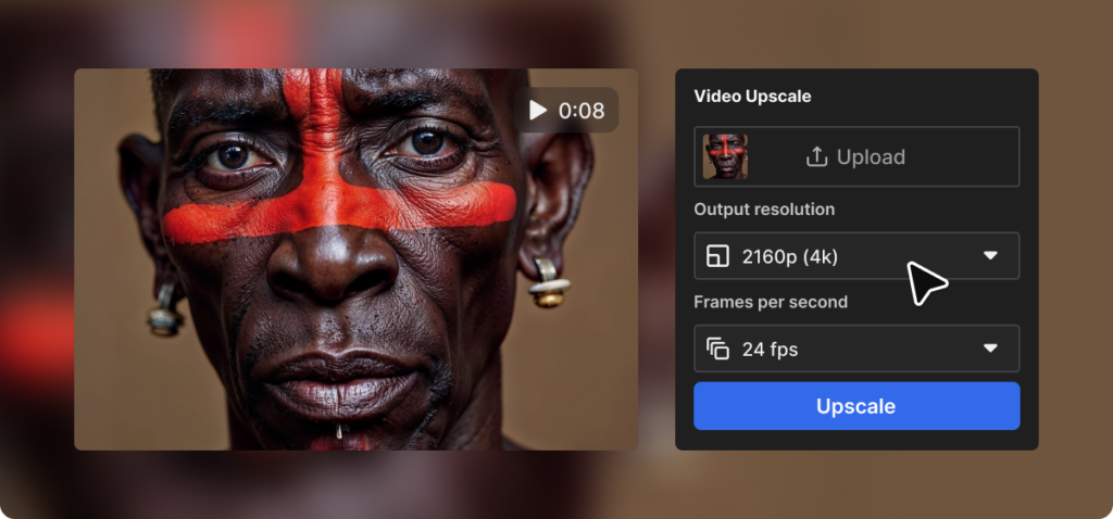AI na Freepiku se utrhla z řetězu! Co všechno umí? 2 Video Upscale Freepik newsletter April 2025